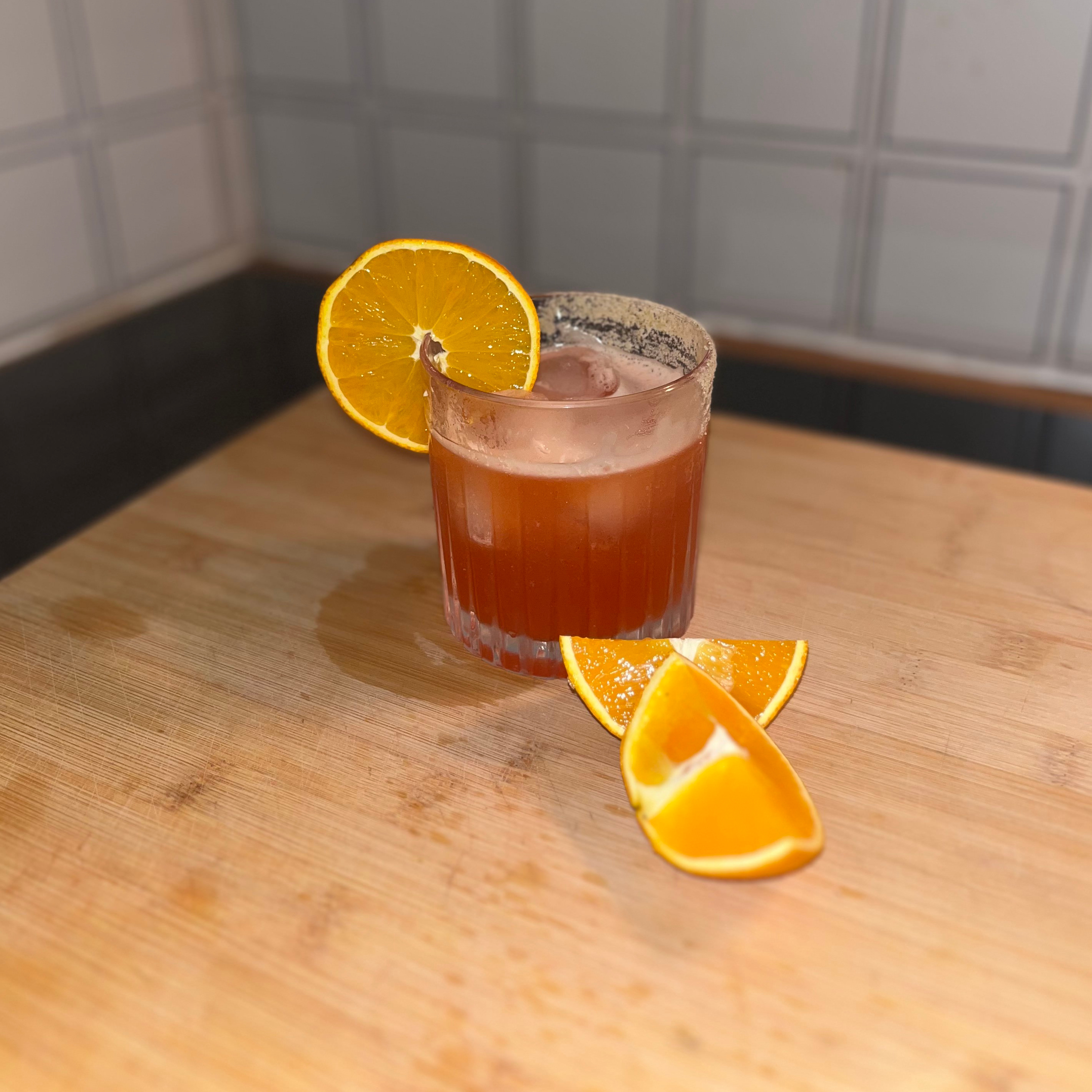 Strawberry Mezcal Margarita