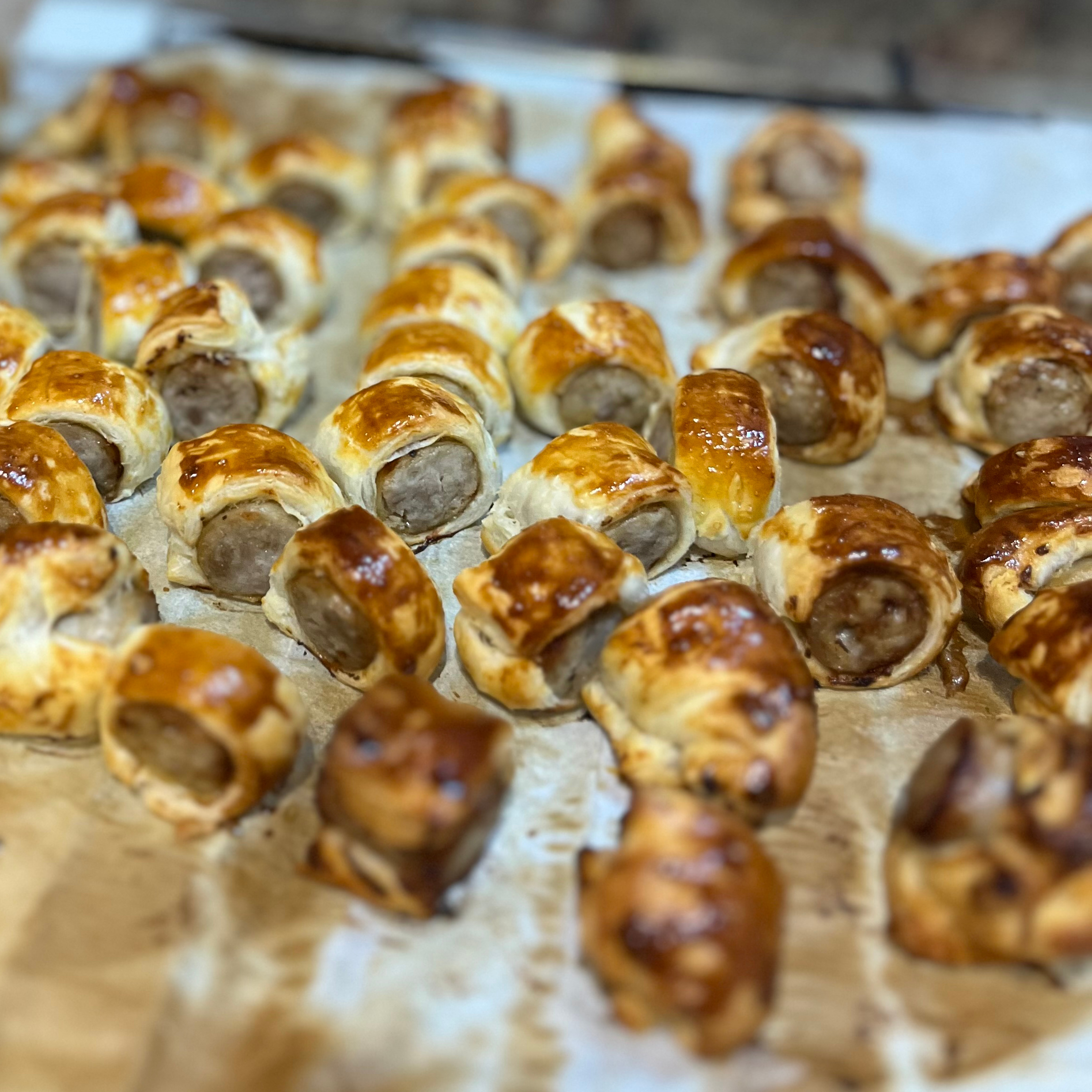 Rollos de salchichas